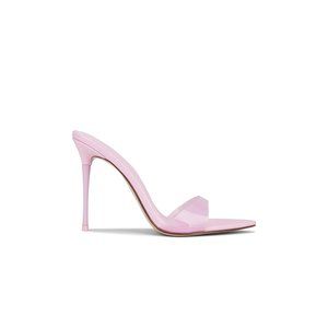 FEMME LA x REVOLVE Azucar Slipper in Dusty Pink high heel open toe
